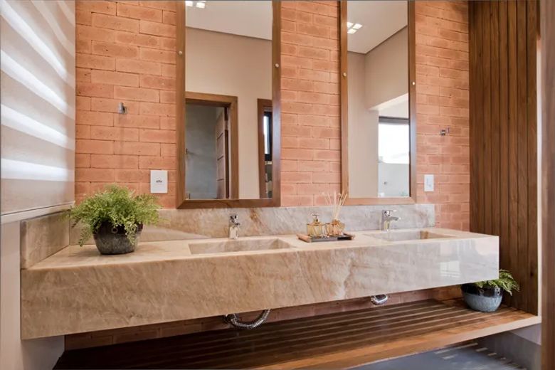 Cozinha gourmet planejada de residência de alto padrão, arquitetura de interiores em Amambai MS